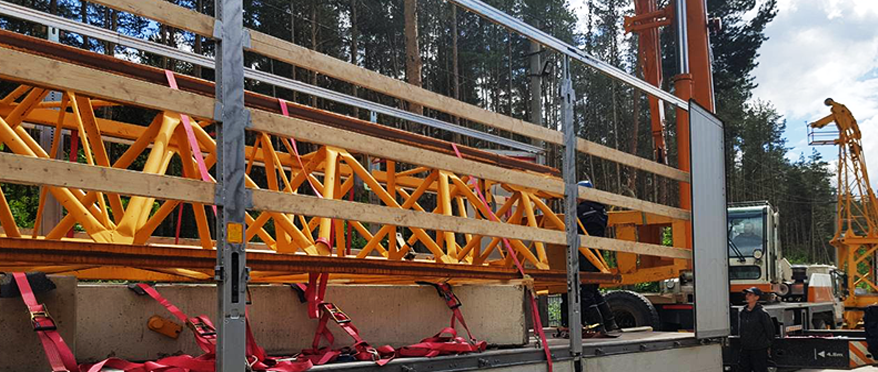 Carriage of a tower crane